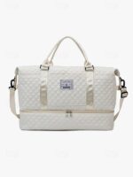 Women's Polyester Quilted Duffel Bag Set, Multiple Colors, - Image 5