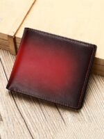 Men's RFID Blocking Genuine Leather Wallet – Slim Bifold - Image 11