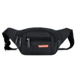 Black Waterproof Waist Bag – Multi-Pocket Fanny Pack for - Image 12