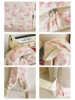 Teen Girls 3-Piece School Backpack Set – Lightweight Canvas - Image 12