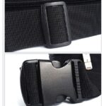 Men's Black Nylon Travel Fanny Pack, Multi - Pocket Waist - Image 7