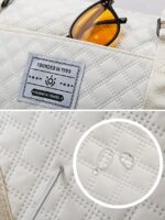 Women's Polyester Quilted Duffel Bag Set, Multiple Colors, - Image 10