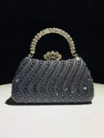 Women's Sequins Evening Bag with Chain Strap, Multiple - Image 15