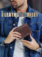 Men's RFID Blocking Cowhide Leather Bifold Wallet with - Image 2