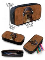 Boys 3-piece Cool Dog Headphones Printed Backpack Set - Stylish - Image 13