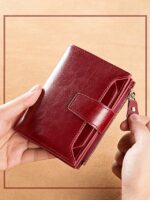 Women's Genuine Leather RFID Blocking Wallet, Large - Image 3