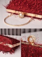 Women's Christmas Party Handbag – Elegant Red & Green - Image 9