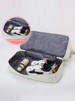 Women's Polyester Quilted Duffel Bag Set, Multiple Colors, - Image 8