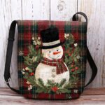 Women's Christmas Snowman Crossbody Bag -  Snowman and - Image 12
