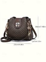 Women's PU Leather Shoulder Bag, Multi-color, Versatile - Image 11