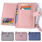 220Pcs Women's Wallet Credit Card Holder Wallet PU Leather Daily - Image 3