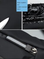 Men's Waterproof Fanny Bag Waist Bag with Reflective Strips - Image 7
