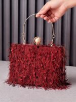 Women's Christmas Party Handbag – Elegant Red & Green - Image 8