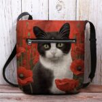 Women's Fashionable Cat Tote Bag - Perfect for Cat Lovers - Image 6