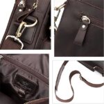 4Pcs Men's Crossbody Bag Shoulder Bag Messenger Bag Nappa - Image 8