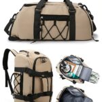 Women's Large Capacity Waterproof Travel Duffel Backpack