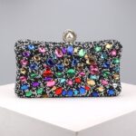 Women's Clutch Evening Bag Wristlet Clutch Bags Polyester - Image 9