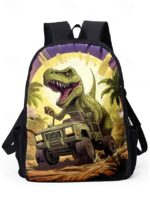 Kids' 3-Piece Dinosaur Backpack Set with Lunch Bag and - Image 17