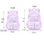Girls' Cute Cartoon Backpack – Dreamlike Kids School Bag - Image 2