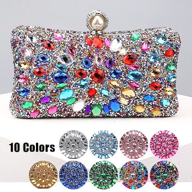 lzpptm1694175020153 Women's Clutch Evening Bag Wristlet Clutch Bags Polyester - Image 1