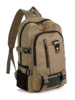 Men's Large Capacity Canvas Backpack – Vintage Style - Image 12