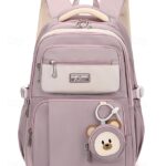 Teen Waterproof Backpack with Trolley Sleeve – Multi-Pocket