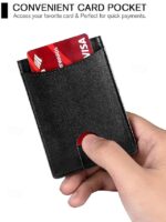 Men's RFID-Blocking Wallet – Premium Cowhide Leather with - Image 7