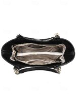 Women's 2-Piece Faux Leather Crocodile Tote Bag Set – - Image 7