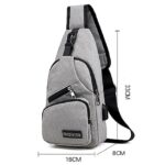 Men's Crossbody Sling Bag with USB Charging Port - Ideal - Image 3