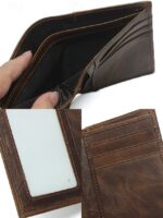 Men's Genuine Leather Wallet with Crocodile Head Design – - Image 7