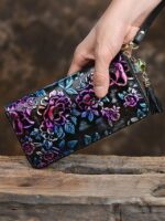 Women's Genuine Leather Wallet – Large Capacity with - Image 2