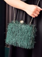 Women's Christmas Party Handbag – Elegant Red & Green - Image 2