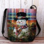 Women's Christmas Snowman Crossbody Bag -  Snowman and - Image 14