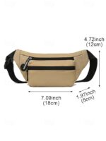 Men's Waterproof Fanny Bag Waist Bag with Reflective Strips - Image 9