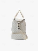 Women's Polyester Quilted Duffel Bag Set, Multiple Colors, - Image 6