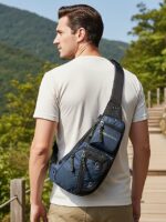 Men's Waterproof Nylon Sling Bag Crossbody Bag – - Image 2