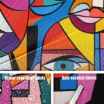 Large Capacity Colorful Abstract Art Print Multi-Carry Backpack - Image 5