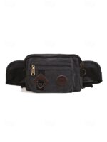 Men's Durable Canvas Crossbody Bag with Multiple Pockets - Image 11