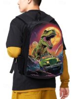Kids' 3-Piece Dinosaur Backpack Set with Lunch Bag and - Image 2