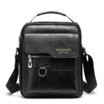 Men's Faux Leather Crossbody Messenger Bag – Vintage - Image 13