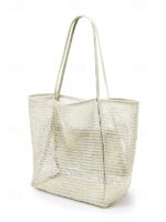 Women's Tote Shoulder Bags Mesh Shopping Casual Daily Beach - Image 11