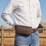 Men's Genuine Leather Waist Bag & Crossbody Sling,