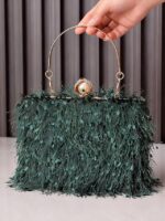 Women's Christmas Party Handbag – Elegant Red & Green - Image 14