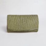 Women's Glitter Evening Clutch Purse – Elegant Metallic