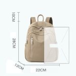 Women's Lightweight Nylon Backpack – Water-Resistant - Image 5
