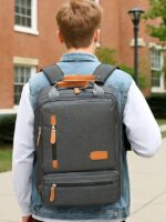 Men's Large Capacity Multi-Pocket Backpack Set, Including - Image 11