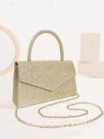 Women's Clutch Evening Bag Shoulder Bags Flap Bag Polyester - Image 5