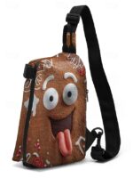Men's Christmas Sling Bag - Multiple Fun Patterns, Santa, - Image 13